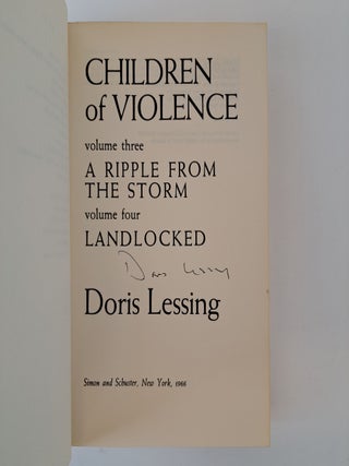 CHILDREN OF VIOLENCE VOLUMES 3 & 4 OMNIBUS [Signed]