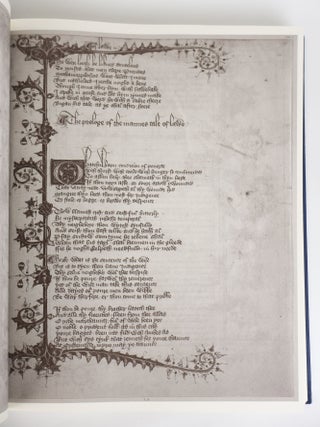 THE CANTERBURY TALES: THE NEW ELLESMERE CHAUCER MONOCHROMATIC FACSIMILE (OF HUNTINGTON LIBRARY MS EL 26 C 9)