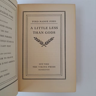 A LITTLE LESS THAN GODS