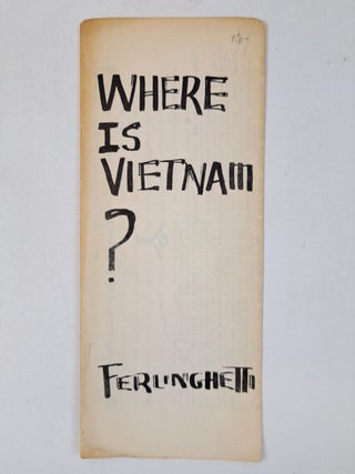 1395143 WHERE IS VIETNAM? Lawrence Ferlinghetti