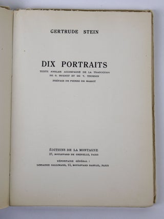 DIX PORTRAITS