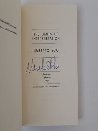 THE LIMITS OF INTERPRETATION [Signed]