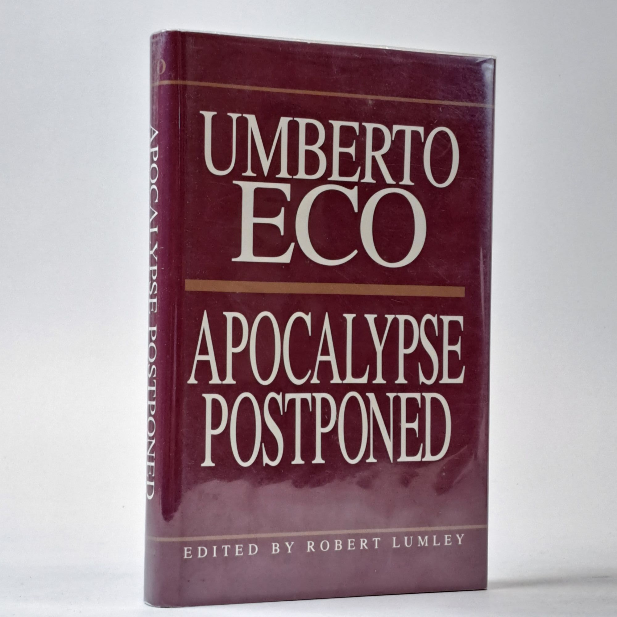 1395444 APOCALYPSE POSTPONED [Signed]. Umberto Eco, Robert Lumley.