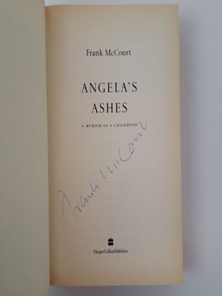 ANGELA'S ASHES [Signed]