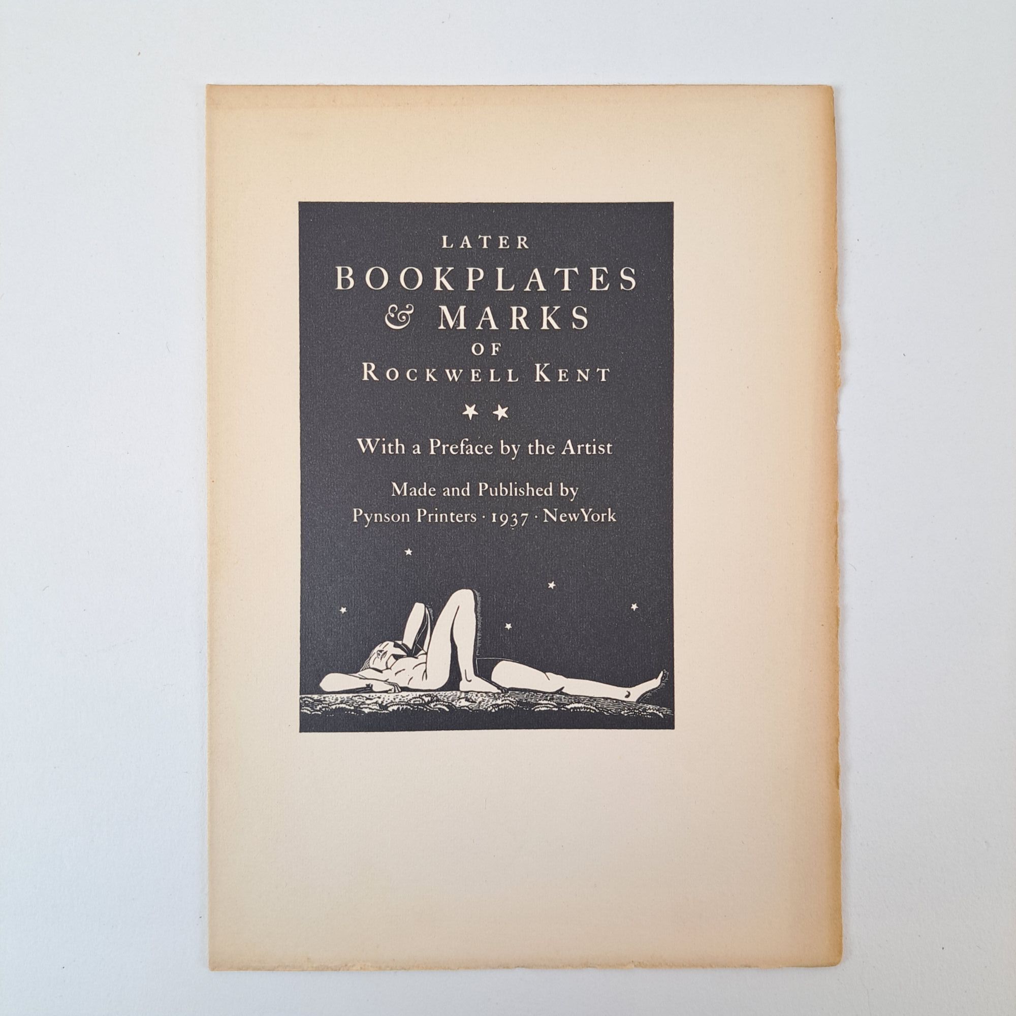 LATER BOOKPLATES AND MARKS OF ROCKWELL KENT Signed | Rockwell Kent