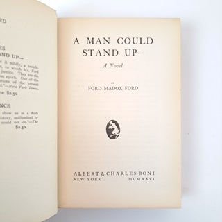 A MAN COULD STAND UP