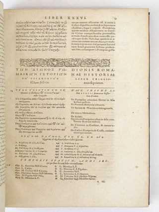 DIONIS CASSII ROMANARUM HISTORIARUM LIBRI XXV