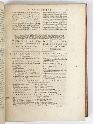DIONIS CASSII ROMANARUM HISTORIARUM LIBRI XXV