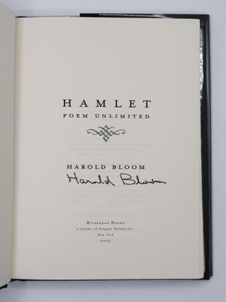 HAMLET: POEM UNLIMITED [Signed]