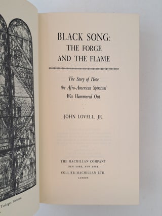 BLACK SONG: THE FORGE AND THE FLAME [Inscribed]