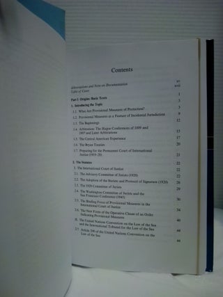 PROVISIONAL MEASURES IN INTERNATIONAL LAW: THE INTERNATIONAL COURT OF JUSTICE AND THE INTERNATIONAL TRIBUNAL FOR THE LAW OF THE SEA