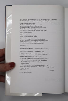 THE CAMBRIDGE COMPANION TO TITIAN