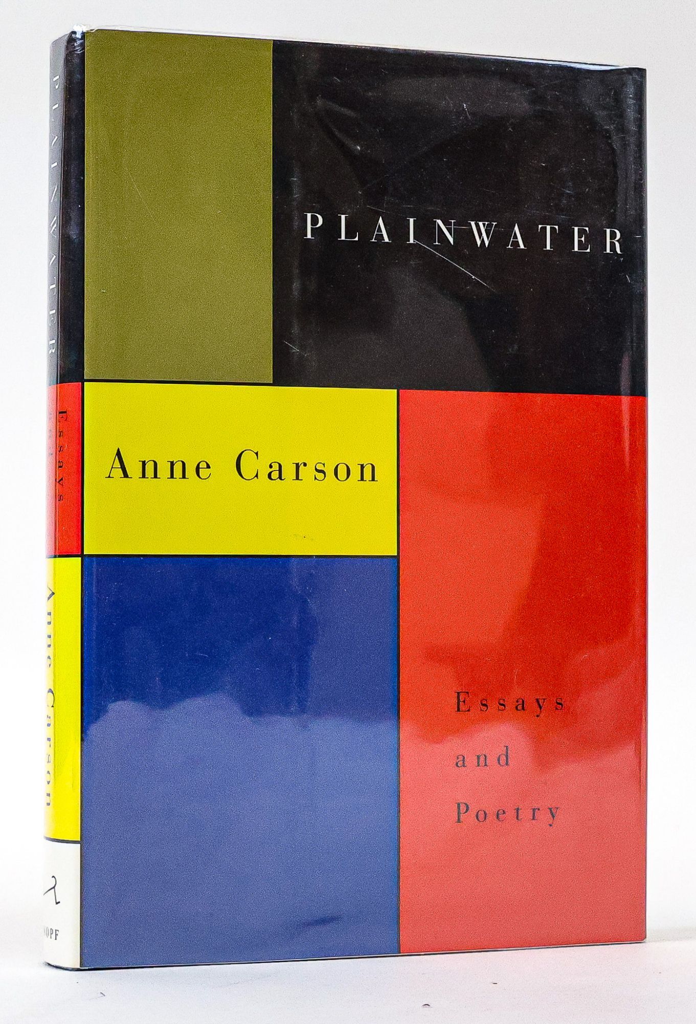 PLAINWATER Inscribed Anne Carson First Edition, First Printing