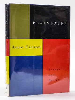 1397067 PLAINWATER [Signed]. Anne Carson