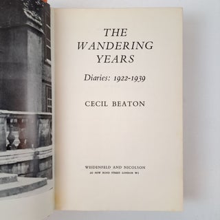 THE WANDERING YEARS, DIARIES: 1922-1939