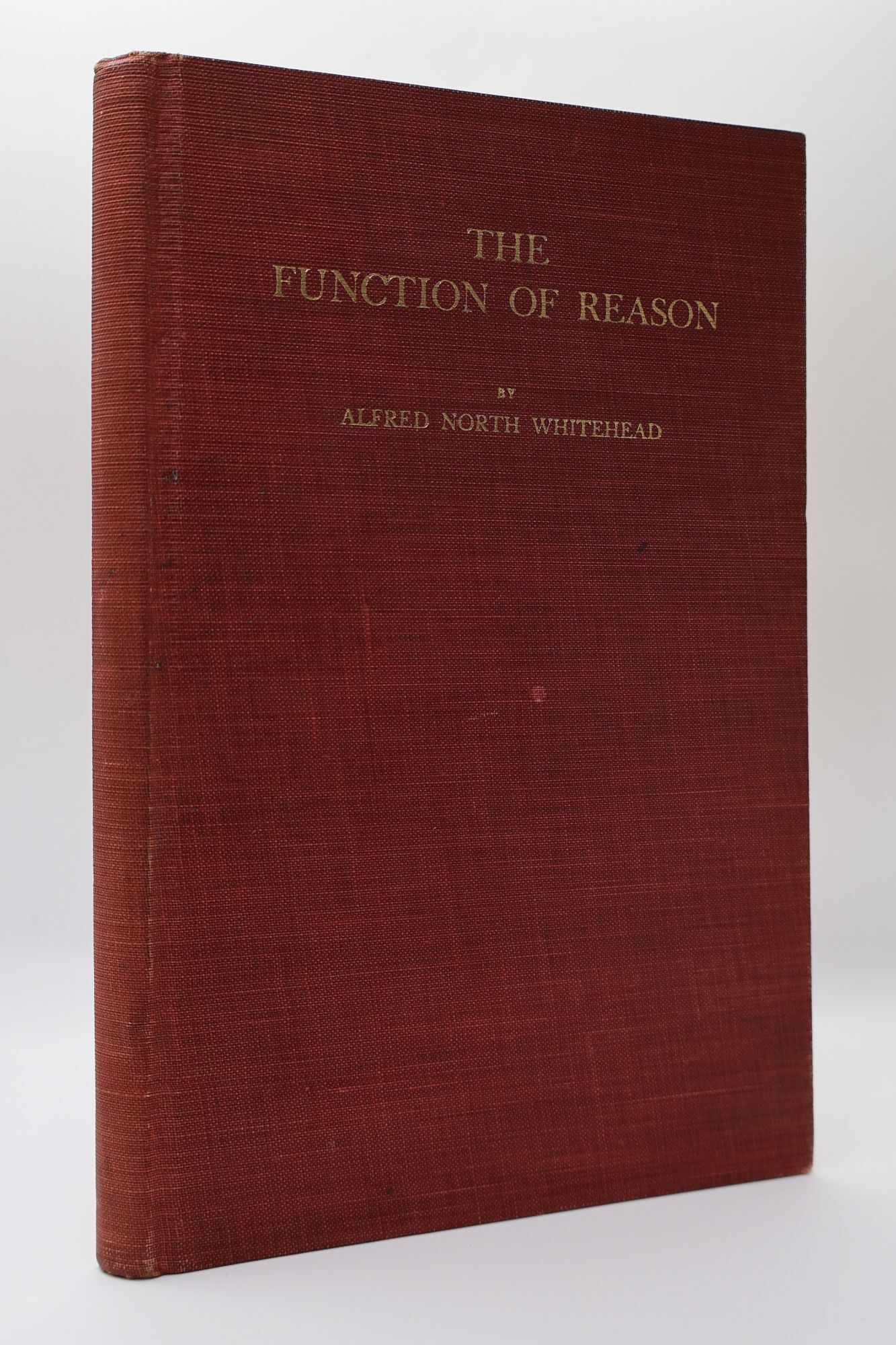 Function Reason THE FUNCTION OF REASON | Alfred North Whitehead