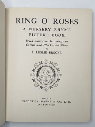RING O' ROSES: A NURSERY RHYME PICTURE BOOK