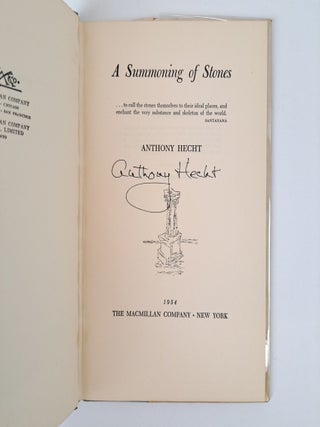 A SUMMONING OF STONES [Signed]