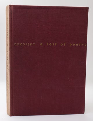 1397334 A TEST OF POETRY. Louis Zukofsky