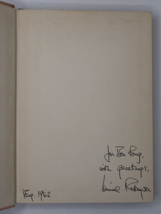 WATERLILY FIRE: POEMS 1935-1962 [Inscribed]