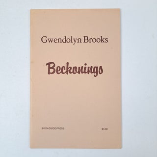 1397411 BECKONINGS. Gwendolyn Brooks
