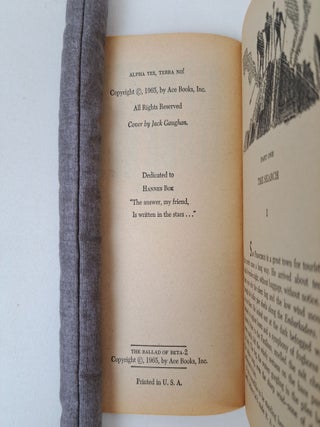 CAPTIVES OF THE FLAME [Signed] with THE PSIONIC MENACE; THE BALLAD OF BETA-2 [Signed] with ALPHA YES, TERRA NO!