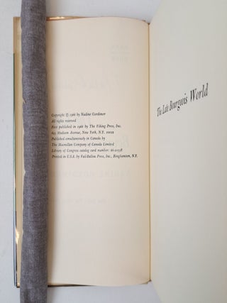 THE LATE BOURGEOIS WORLD [Signed]