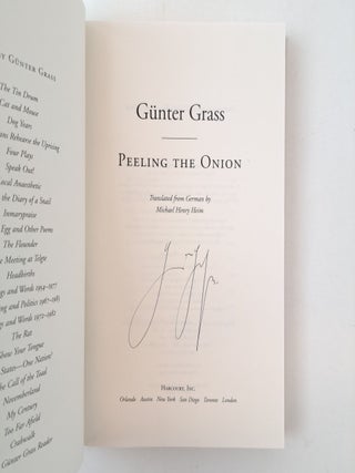 PEELING THE ONION [Signed]