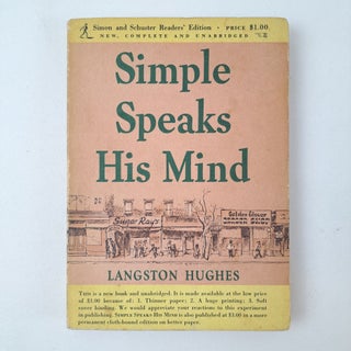 1397506 SIMPLE SPEAKS HIS MIND. Langston Hughes