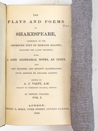 THE PLAYS AND POEMS OF SHAKESPEARE [...] [Fifteen Volumes]