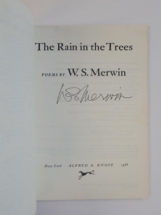 THE RAIN IN THE TREES [Signed]