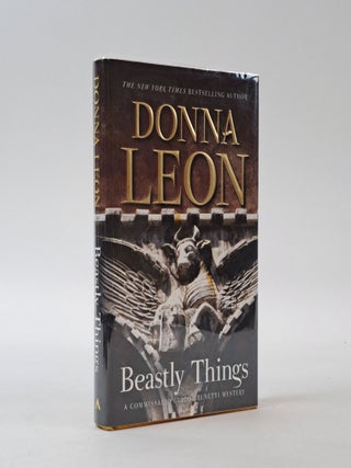 BEASTLY THINGS [Signed. Donna Leon.