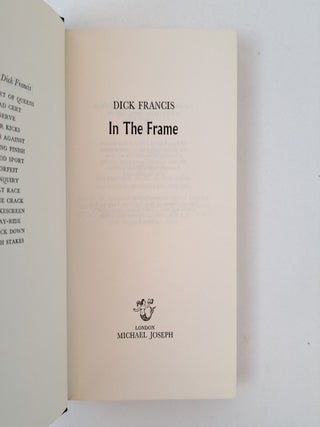 IN THE FRAME [Inscribed]