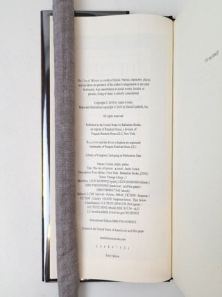 THE CITY OF MIRRORS [Signed]
