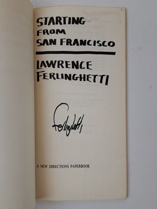 STARTING FROM SAN FRANCISCO [Signed]