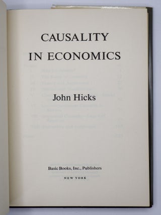 CAUSALITY IN ECONOMICS