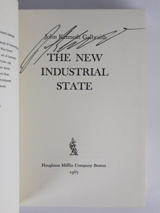 THE NEW INDUSTRIAL STATE [Signed]
