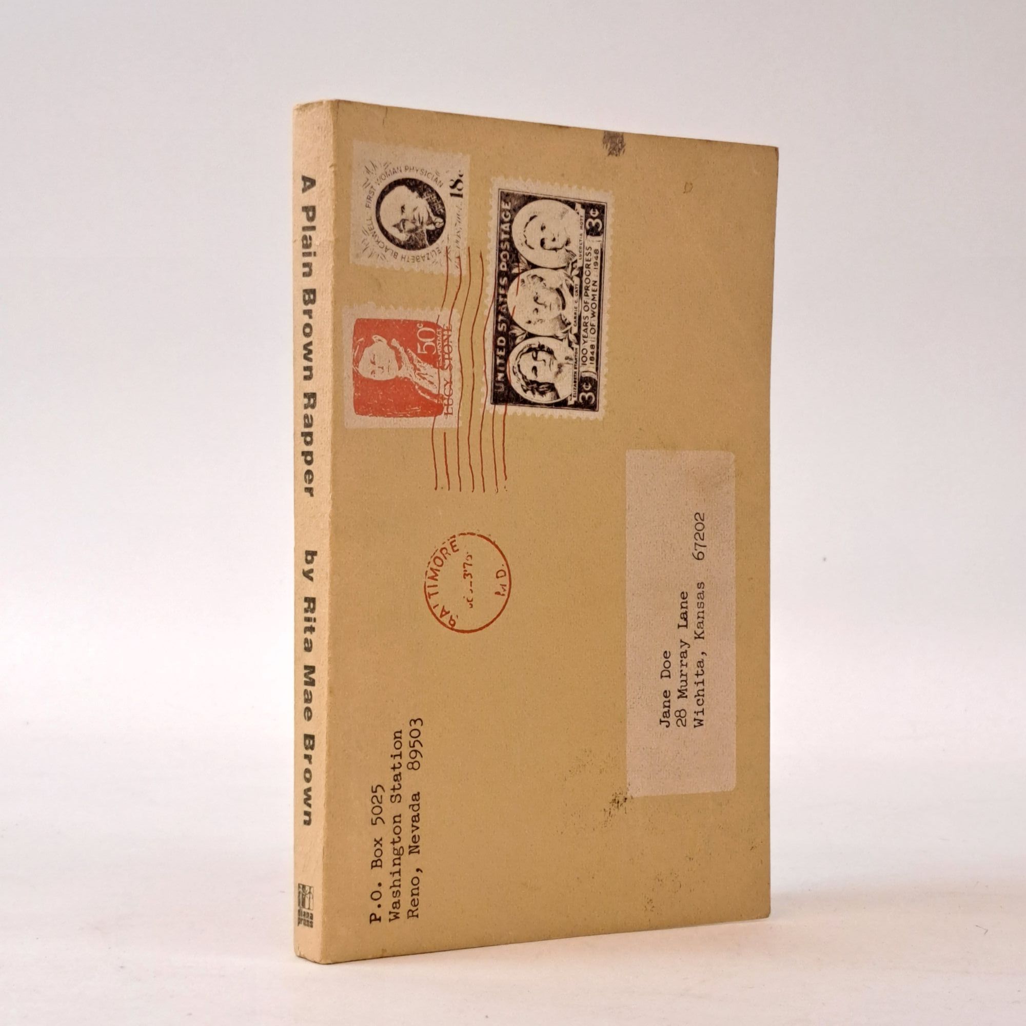 1398294 A PLAIN BROWN RAPPER [Signed] [Gail Shibley's Copy]. Rita Mae Brown, Sue Sellars.