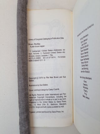 A PLAIN BROWN RAPPER [Signed] [Gail Shibley's Copy]