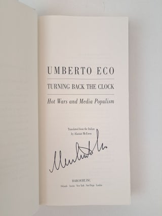 TURNING BACK THE CLOCK: HOT WARS AND MEDIA POPULISM [Signed]