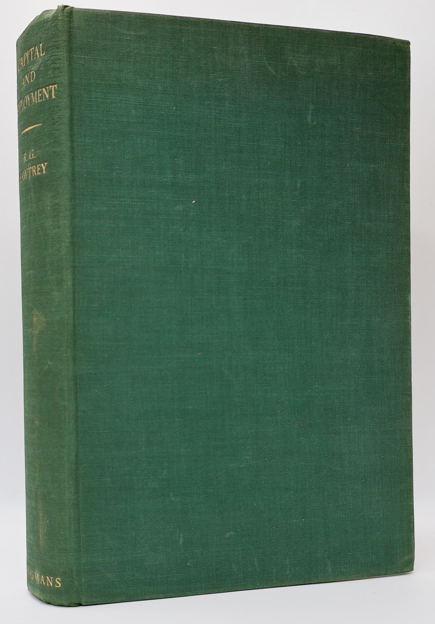 1398336 CAPITAL AND EMPLOYMENT. R. G. Hawtrey.