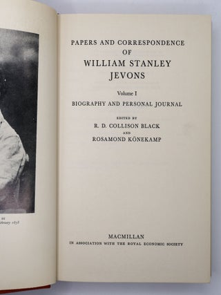 PAPERS AND CORRESPONDENCE OF WILLIAM STANLEY JEVONS [Two Volumes]