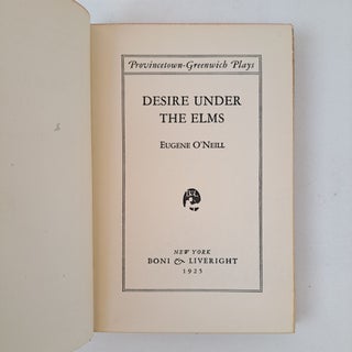 PROVINCETOWN-GREENWICH PLAYS: DESIRE UNDER THE ELMS