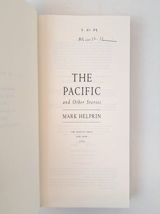 THE PACIFIC AND OTHER STORIES [Signed]