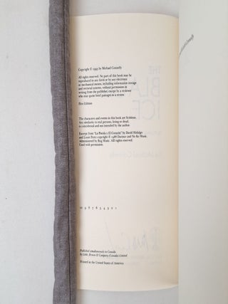 THE BLACK ICE [Signed]