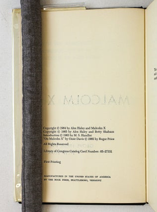 THE AUTOBIOGRAPHY OF MALCOLM X
