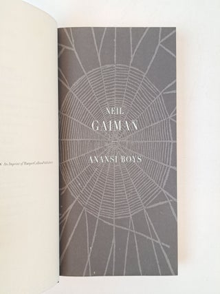 ANANSI BOYS: A NOVEL [Signed]