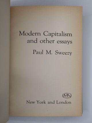 MODERN CAPITALISM AND OTHER ESSAYS