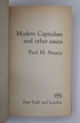 MODERN CAPITALISM AND OTHER ESSAYS