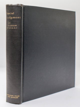 1398767 SOCIAL JUDGEMENT. Graham Wallas